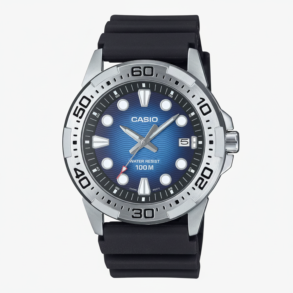 Casio Diver Blue Dial