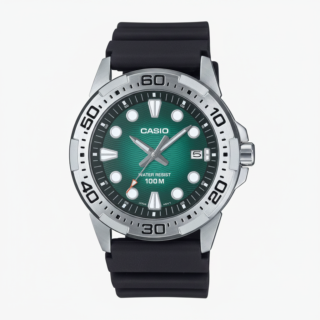 Casio Diver Green Dial