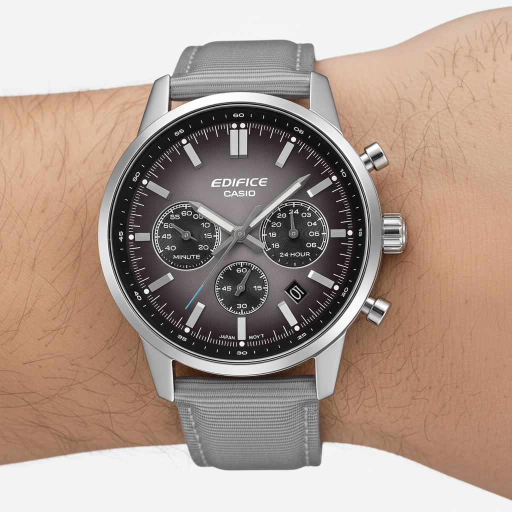 Casio Edifice EFR-575C-8A sharp wrist shot