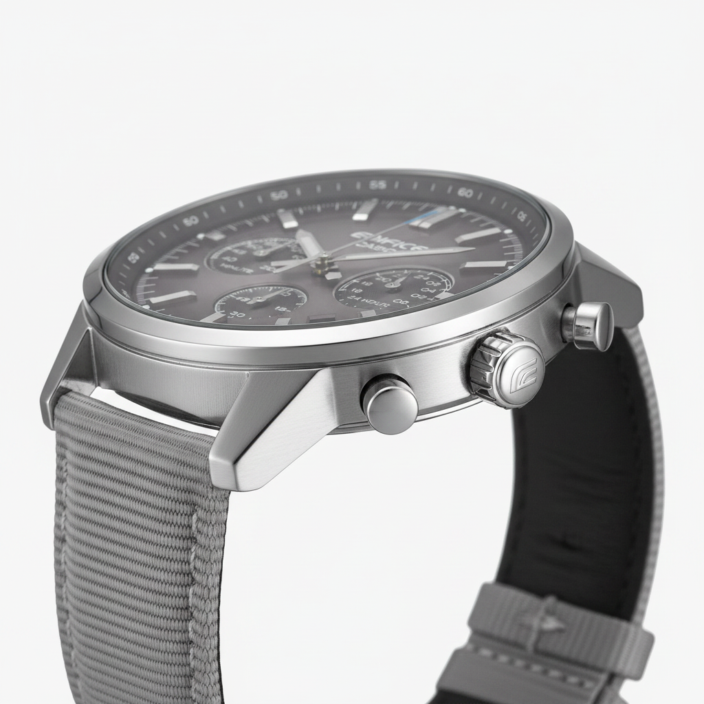 Casio Edifice EFR-575C-8A side profile close-up