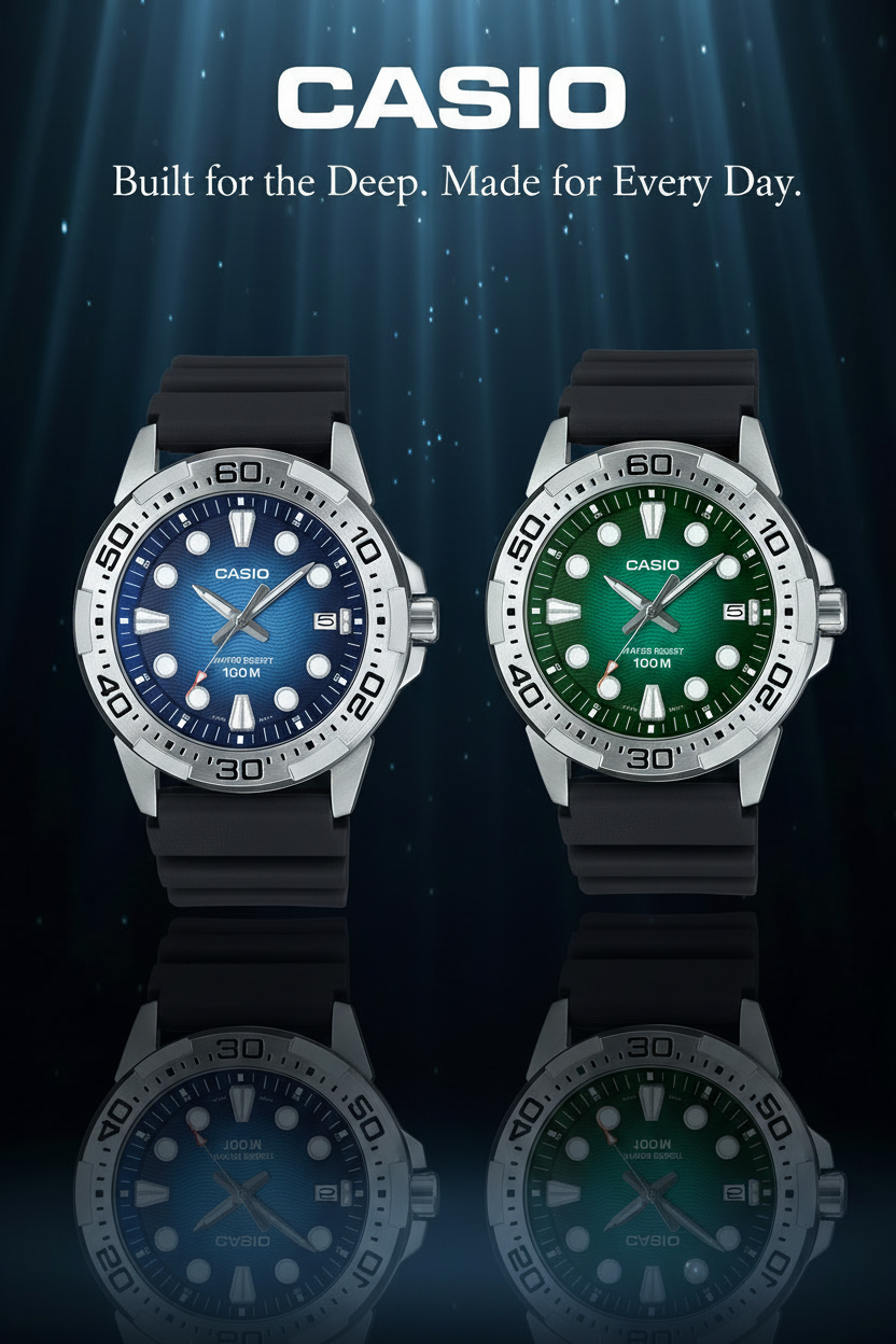 Casio Side by Side Portrait Poster